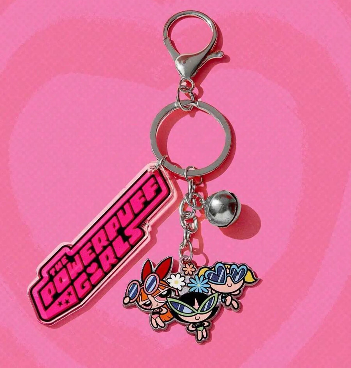Chaveiro Meninas Super poderosas – Estilo Fofo e Nostálgico