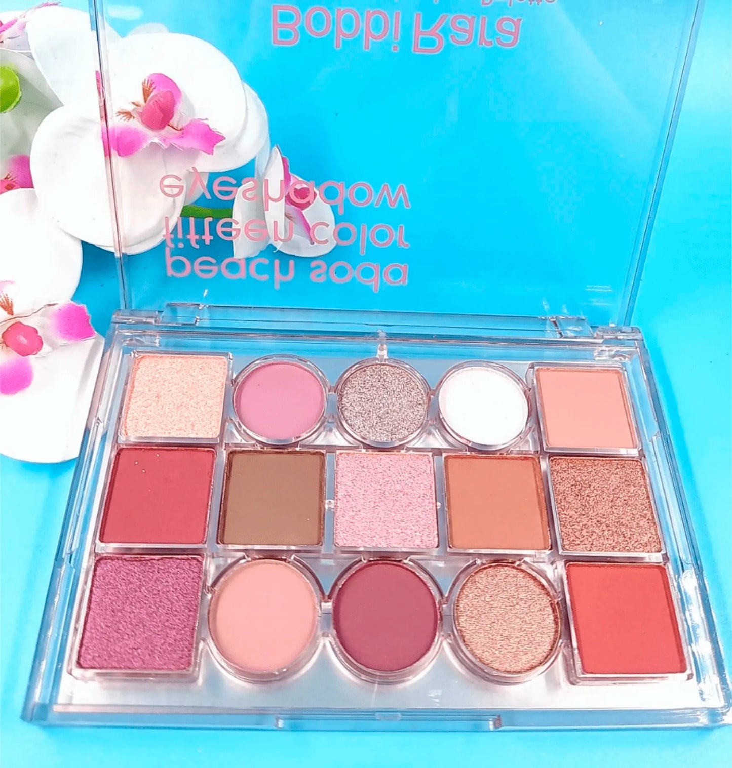 Paleta de Sombras Profissional – Cores Intensas e Duradouras