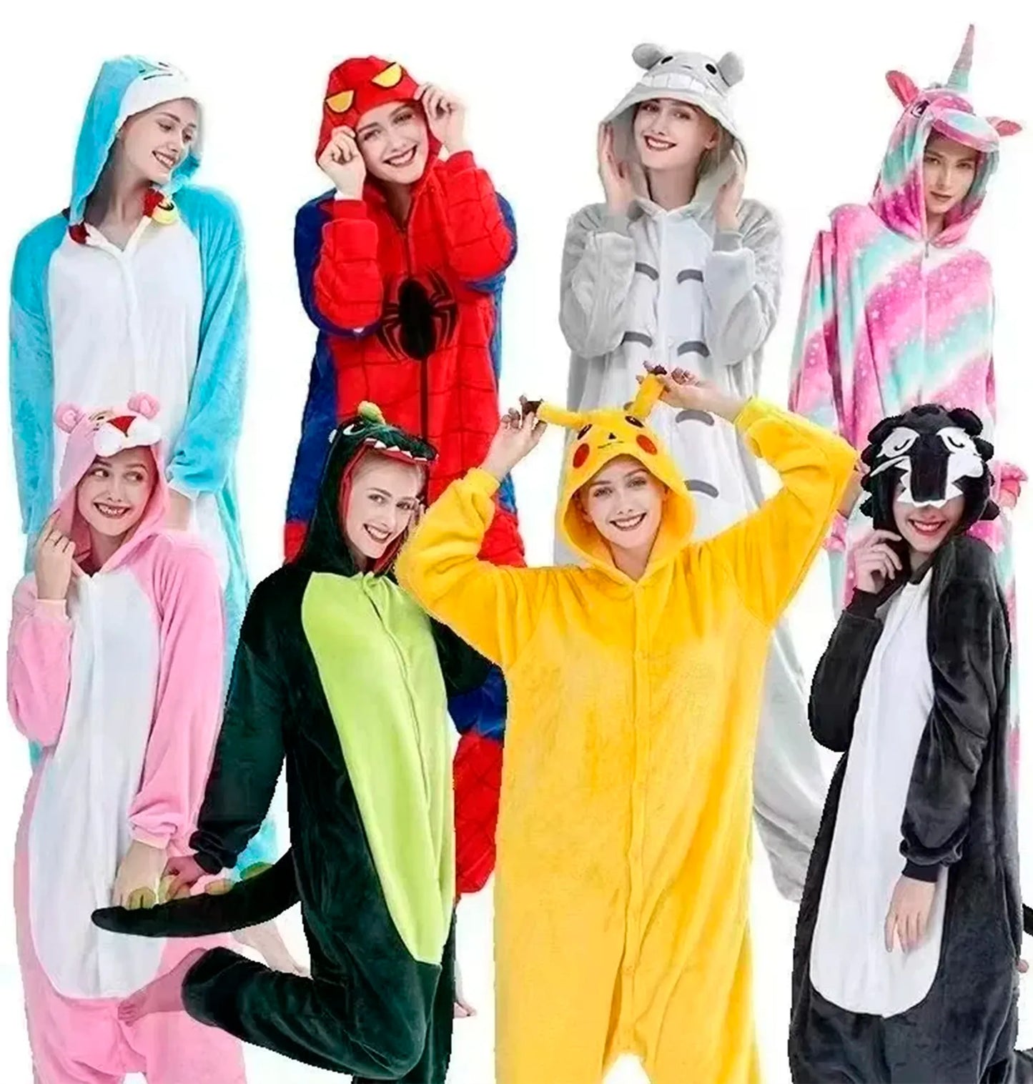 Cosplay Pokémon Gengar Snorlax - Pijama Adulto Halloween Anime