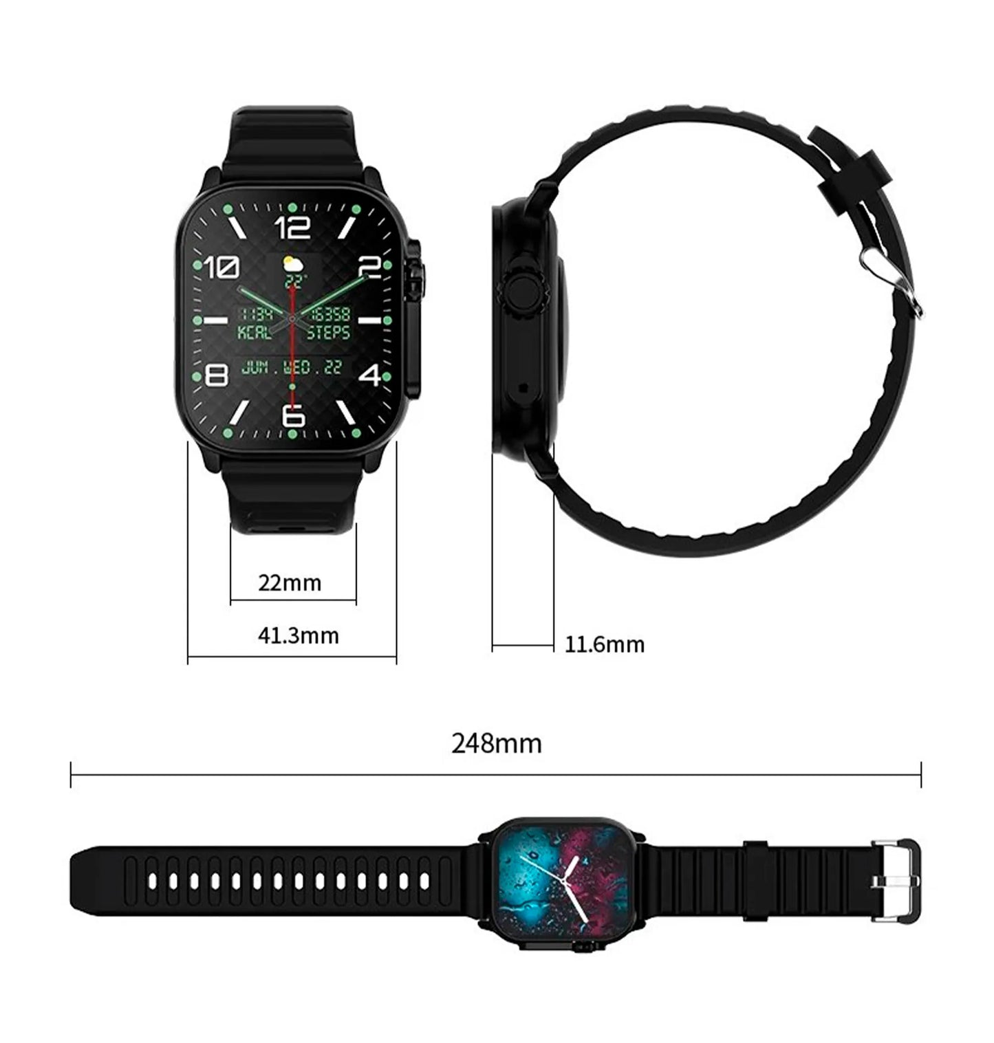 Relógio Smartwatch T800 ULTRA 2 serie 8 AMOLED