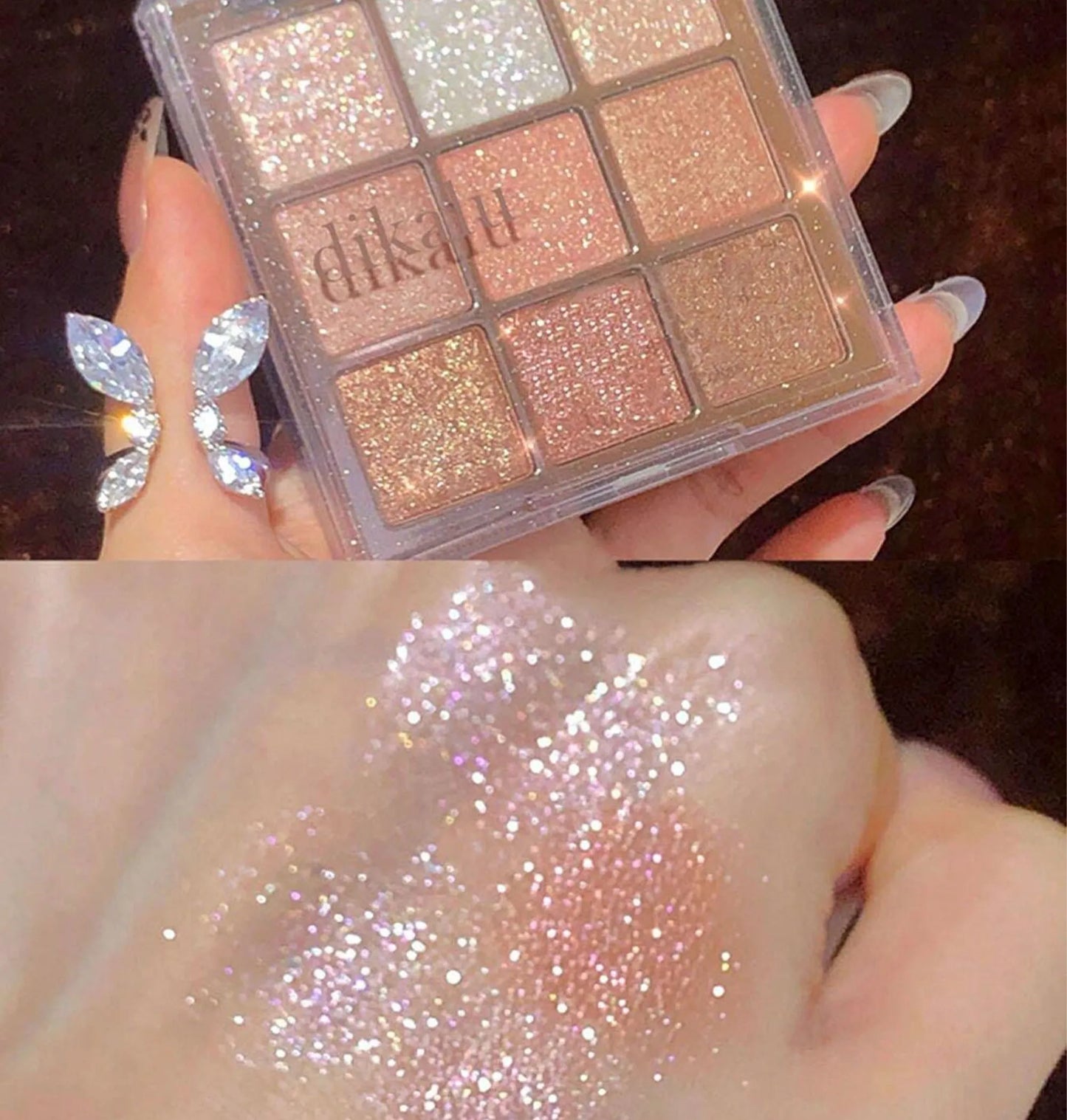 Paleta de Sombras Matte & Cintilante – Cores Intensas