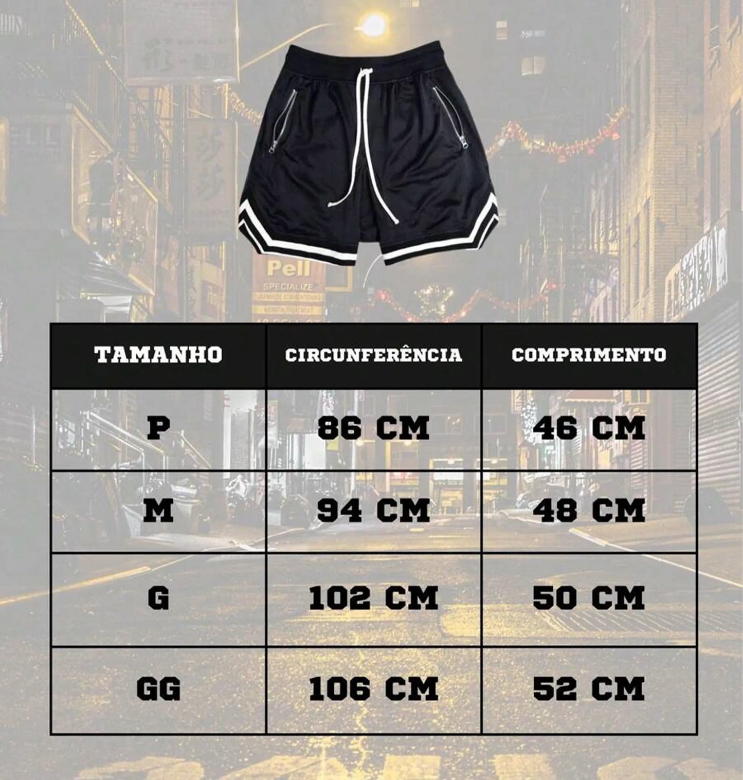 Bermuda Masculina Basquete Streetwear