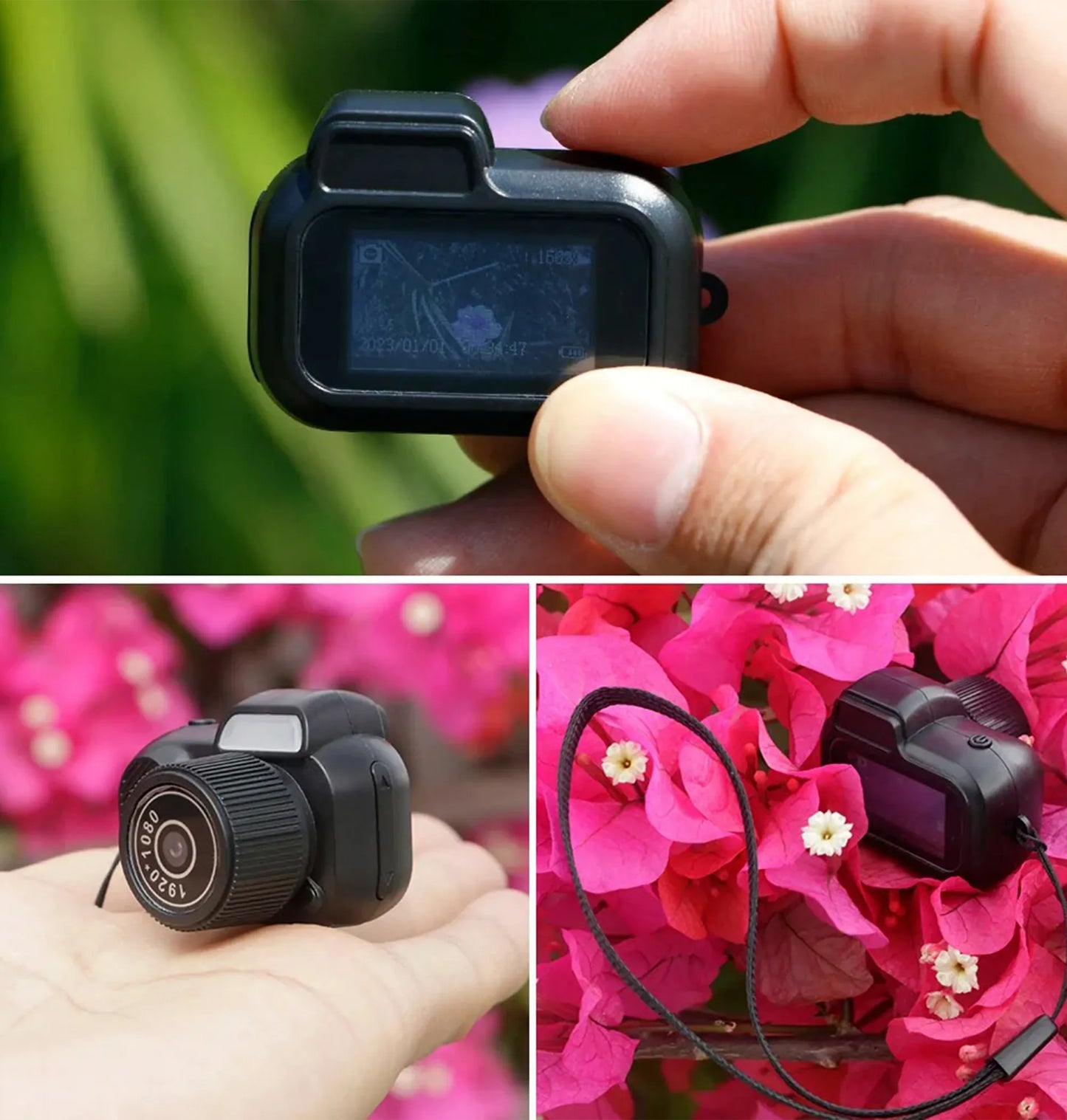 Mini Câmera Retrô PACZUN – Estilo e Tecnologia