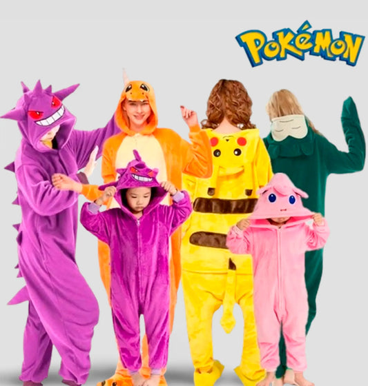 Cosplay Pokémon Gengar Snorlax - Pijama Adulto Halloween Anime
