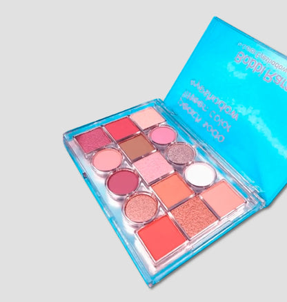 Paleta de Sombras Profissional – Cores Intensas e Duradouras