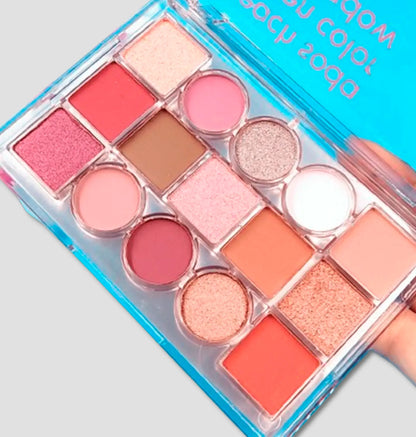 Paleta de Sombras Profissional – Cores Intensas e Duradouras