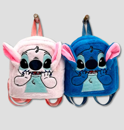 Mochila de Pelúcia Stitch X Paczun com Orelhas 3D
