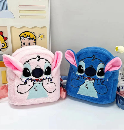 Mochila de Pelúcia Stitch X Paczun com Orelhas 3D