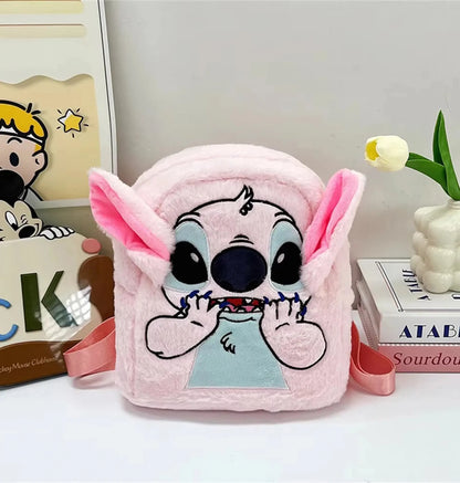 Mochila de Pelúcia Stitch X Paczun com Orelhas 3D