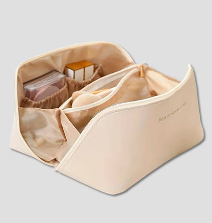 Necessaire Organizadora de Maquiagem Luxo em Couro