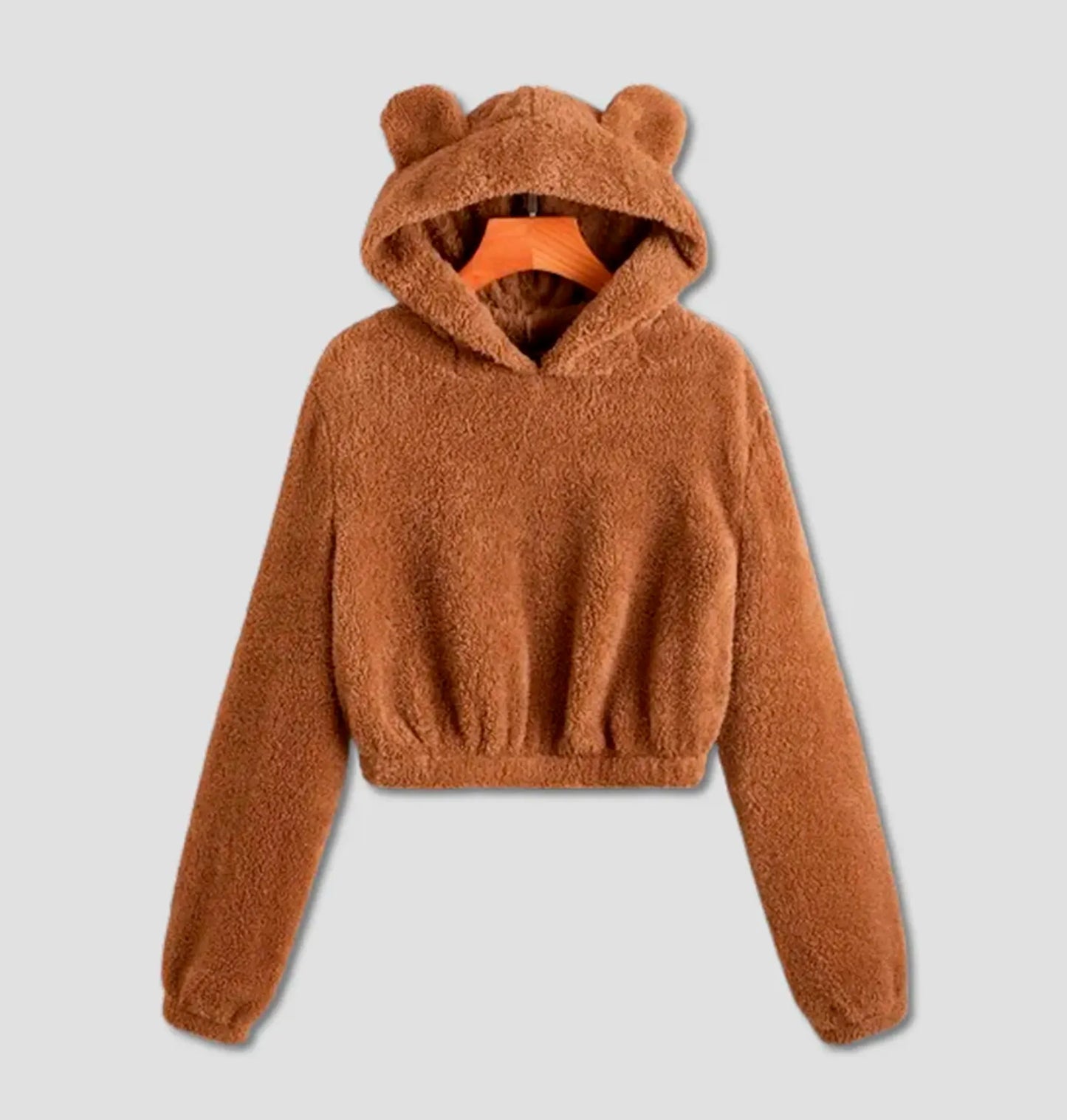 Moletom Teddy com Orelhas 3D - Estilo e Conforto