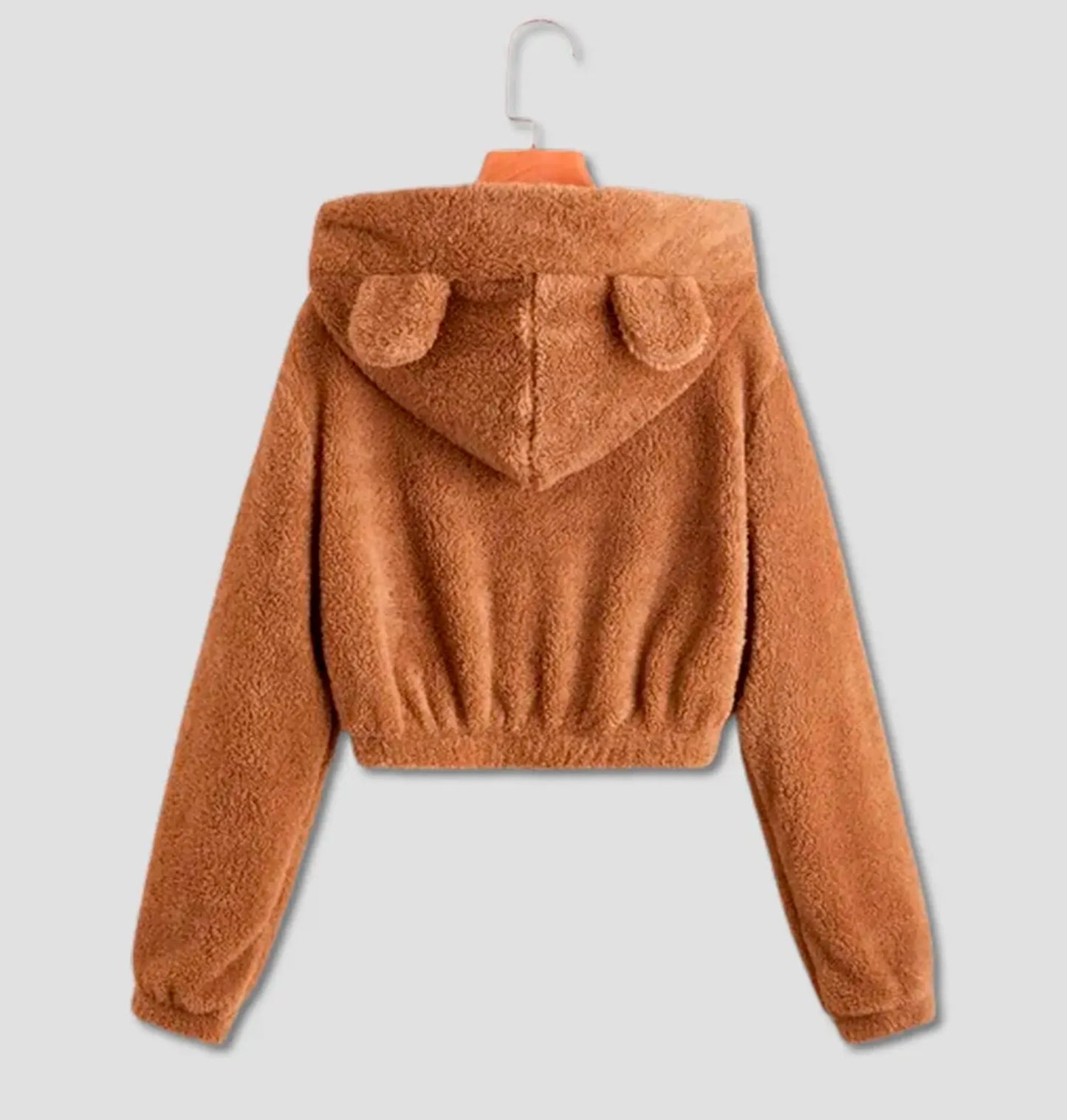 Moletom Teddy com Orelhas 3D - Estilo e Conforto