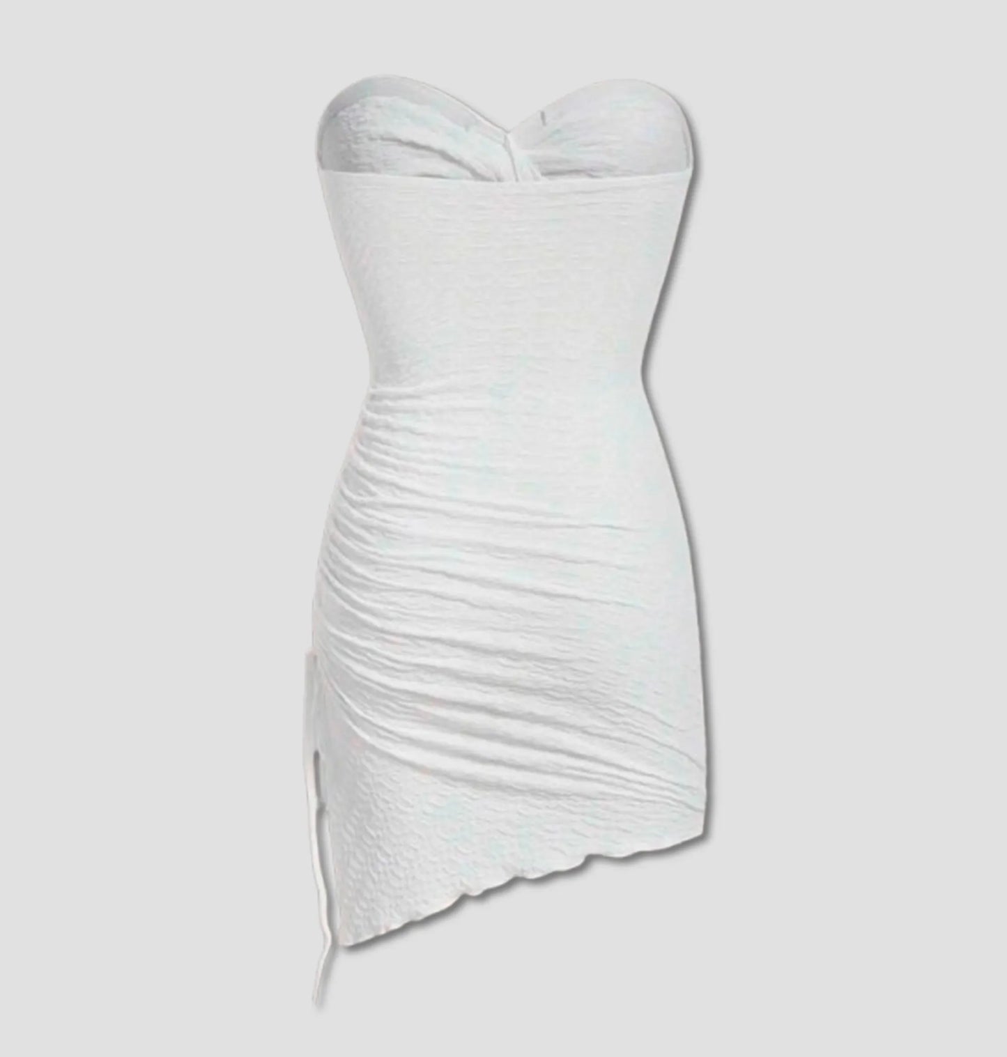 Vestido Bodycon Mini com Detalhes Cut-Out e Lateral com Cordão