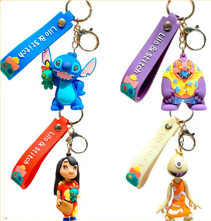 Chaveiro Stitch 3D com Pingente da Lilo | Coleção Limitada