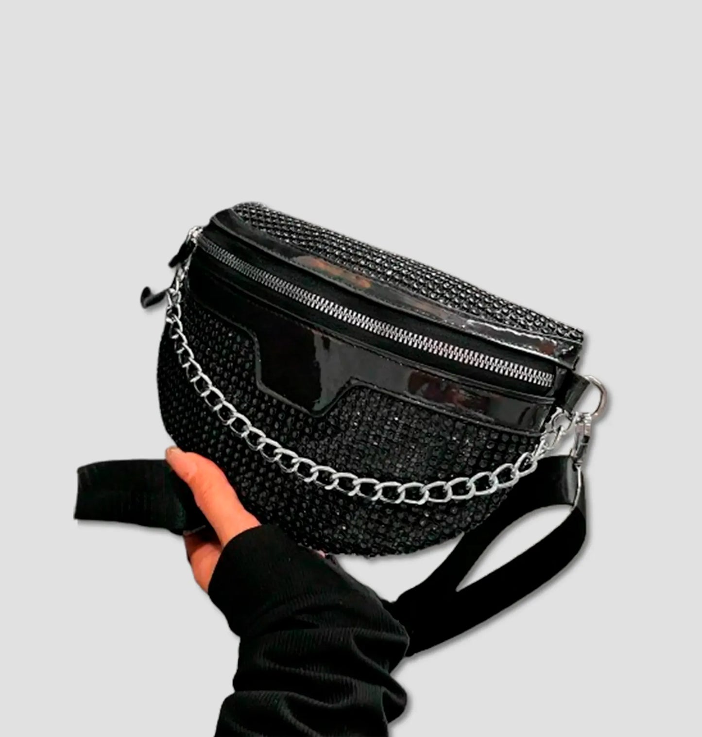 Pochete Black Chain – Estilo e Atitude