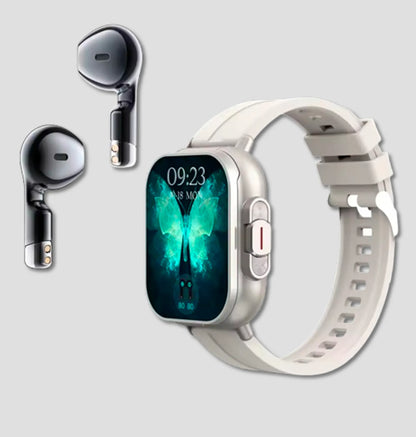 Relógio Smartwatch i33 2 em 1 com fones bluetooth integrados