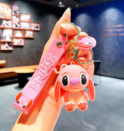 Chaveiro Stitch 3D com Pingente da Lilo | Coleção Limitada