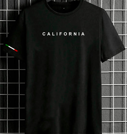 Camiseta Masculina California – Algodão Premium, Streetwear