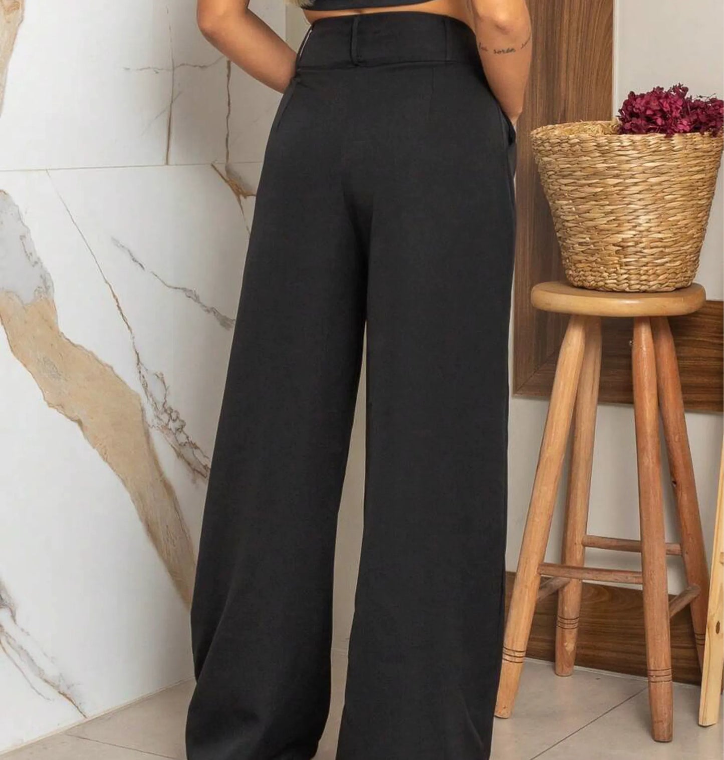 Calça Pantalona Alfaiataria - Estilo Casual, Conforto e Modelagem Solta
