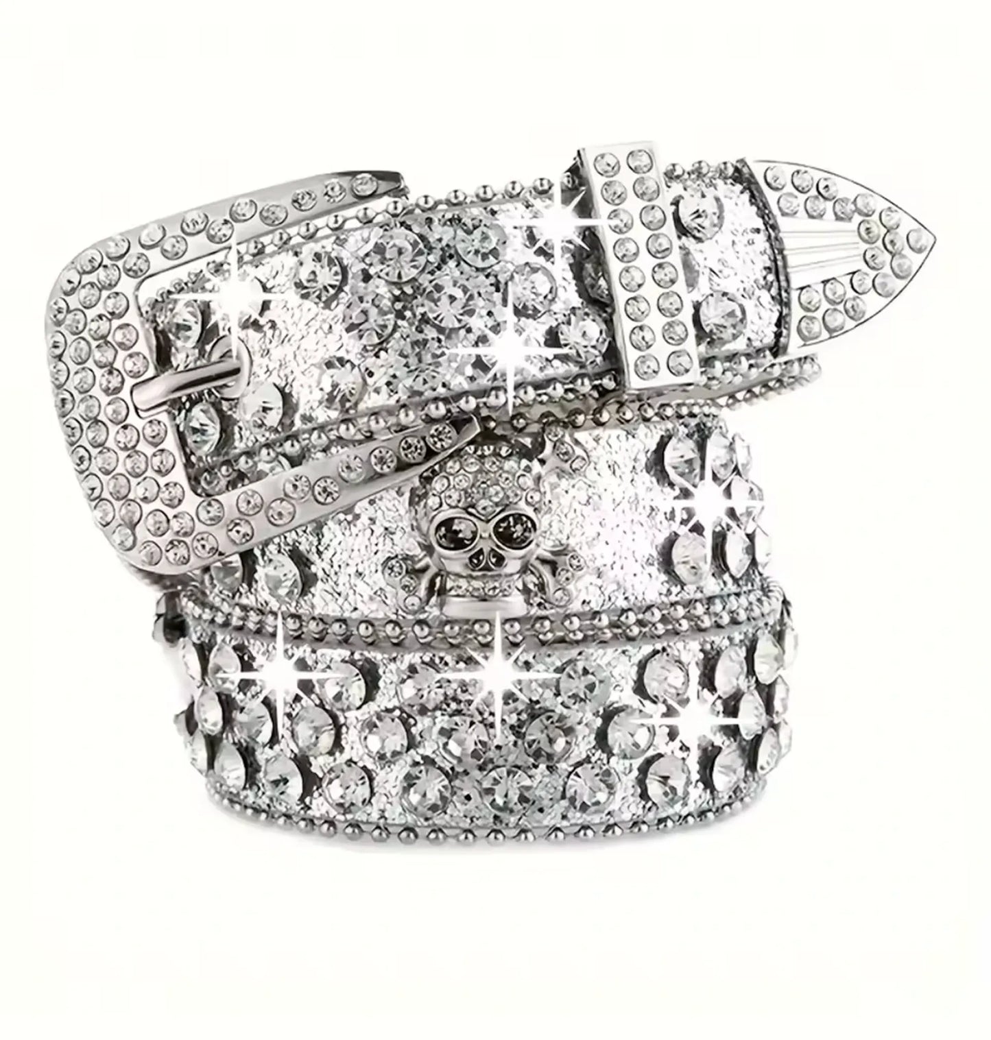 Cinto Y2K Cowgirl com Strass Unisex – Estilo Look Casual