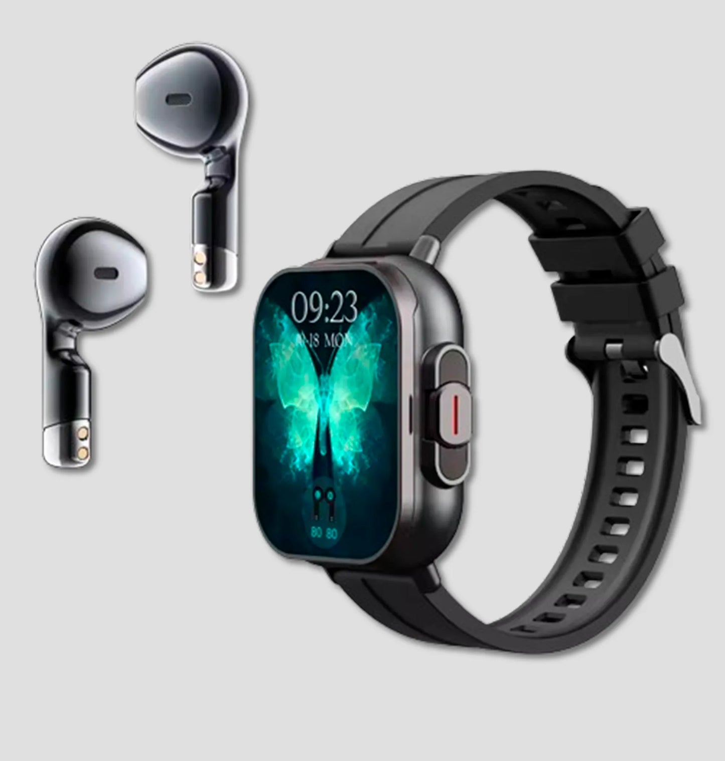 Relógio Smartwatch i33 2 em 1 com fones bluetooth integrados