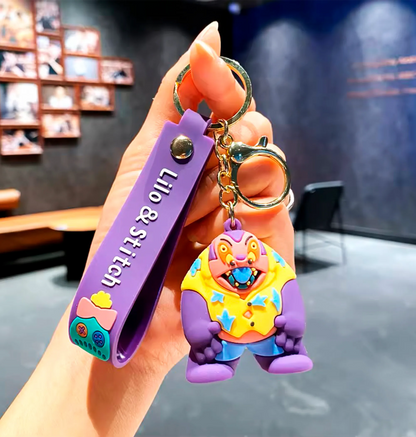Chaveiro Stitch 3D com Pingente da Lilo | Coleção Limitada