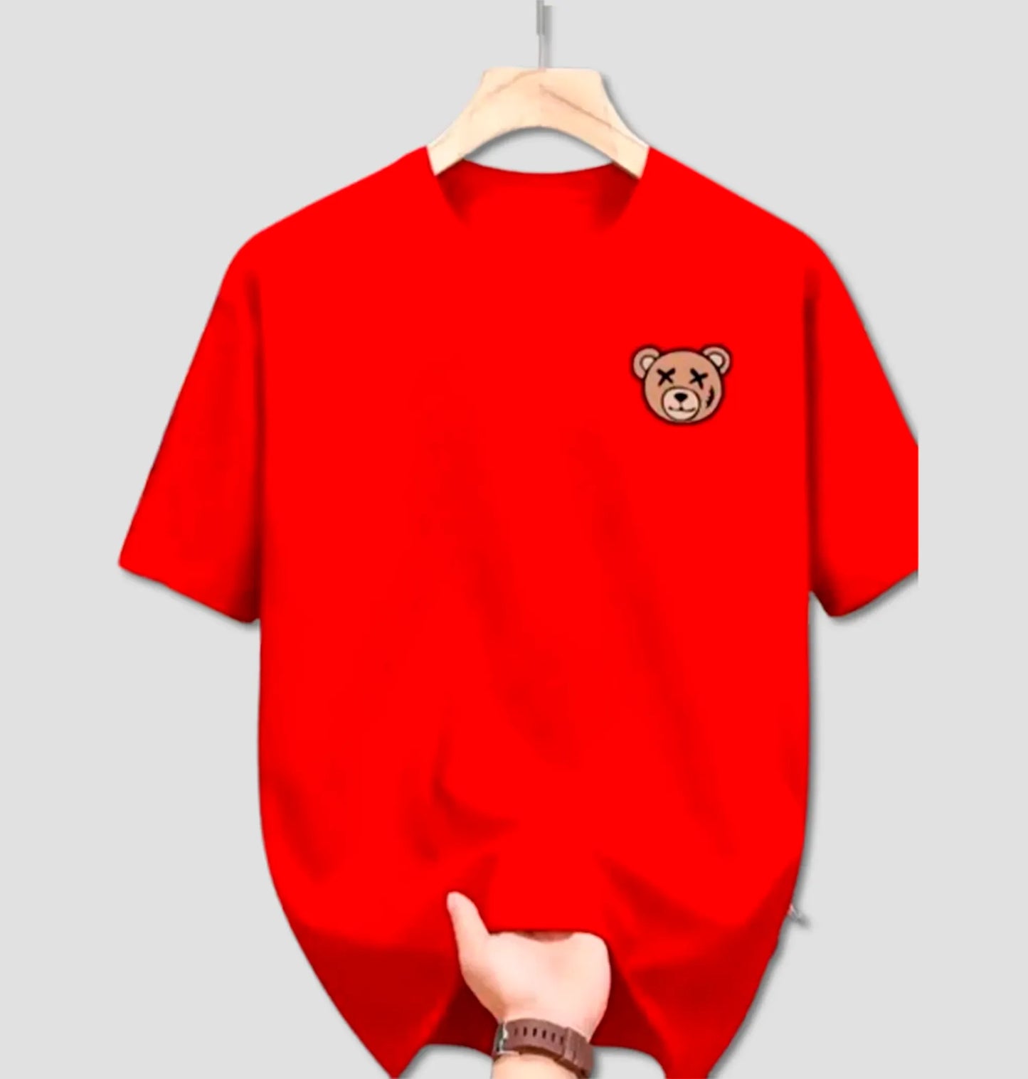 Camiseta Masculina Algodão Premium Urso Teddy