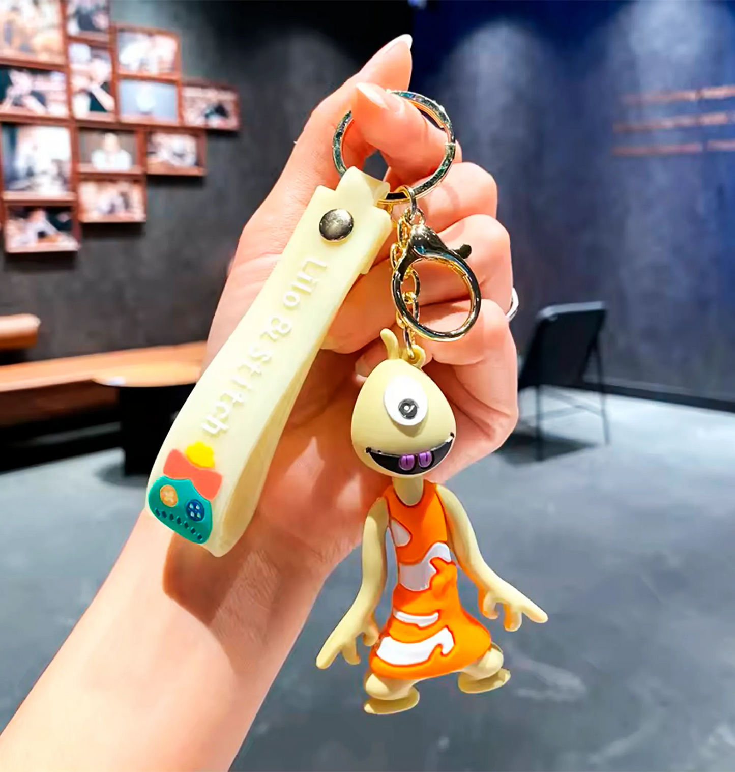 Chaveiro Stitch 3D com Pingente da Lilo | Coleção Limitada